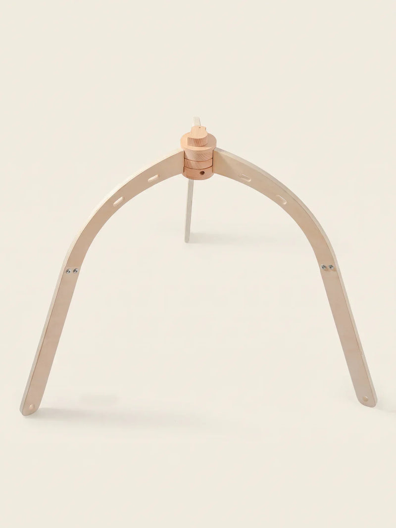 Arche d'éveil en bois, dôme, vue de face
